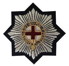 Coldstream Guards Bullion Wire Embroidered Blazer Badge - British Army (NEW)