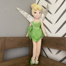 Official Disney Tinkerbell Disney Store Exclusive Plush Green 21"