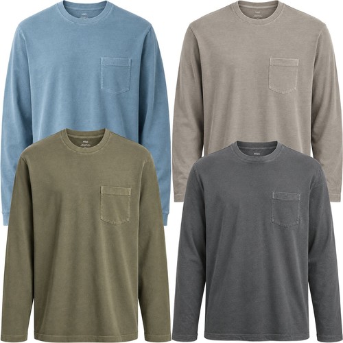 Mens garment dyed cotton - mens,