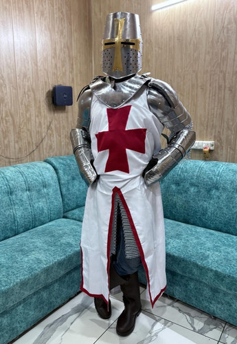 Templar knight armor suit with - knight,