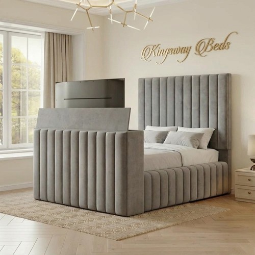 Linestyle padded bed frame - linestyle, tv
