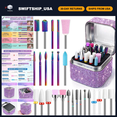 30pcs nail drill bits set - nail,