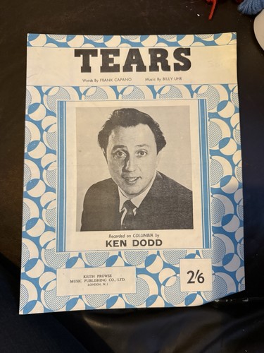 Vintage sheet music tears ken - vintage,