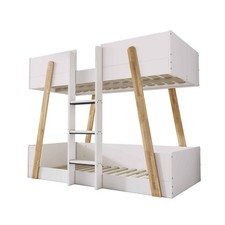 WHITE OAK BUNK BED JERRY MDF