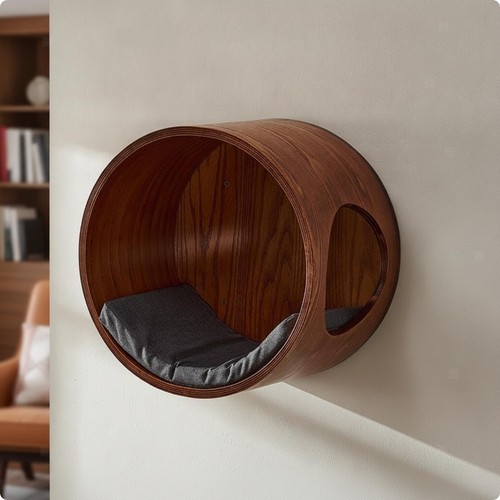 Wall mounted cat - wall-mounted,