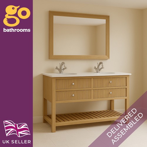 1200mm natural oak - oak, ribbed