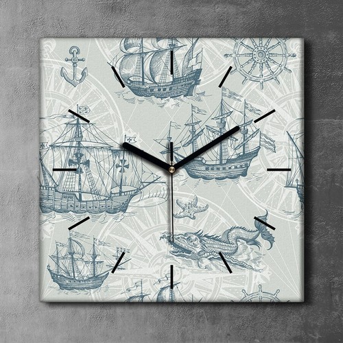 Silent clock canvas - silent,