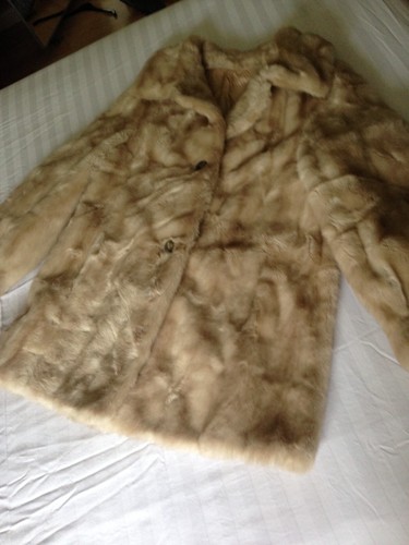 Vintage astraka faux fur coat - faux,