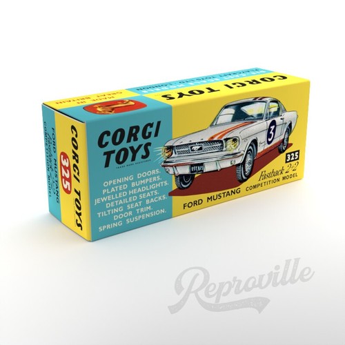 Repro box for corgi 325 - repro,