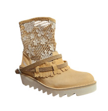 BUNKER SIUX Boots Camel New