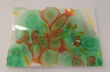 Abstract Art Resin On Canvas - Original - Used - Good W42CM X H29.5CM E19 Y337