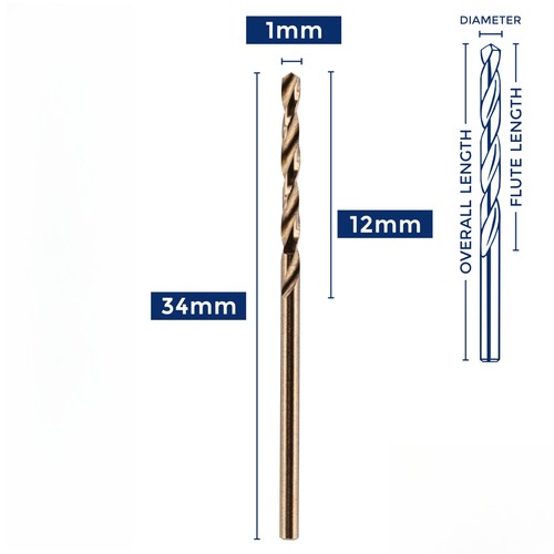 Hss cobalt drill bits - drill, set