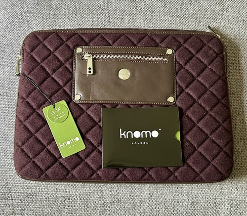 Knomo purple quilted - knomo, laptop