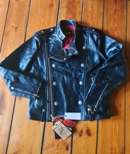 Horsehide leather jacket - jacket, in