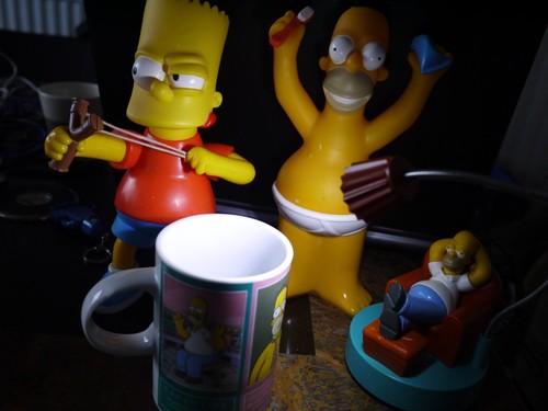 Simpsons bundle items lamp - simpsons,