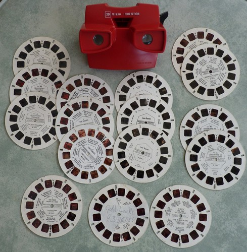 Vintage red viewmaster - viewmaster, 3d