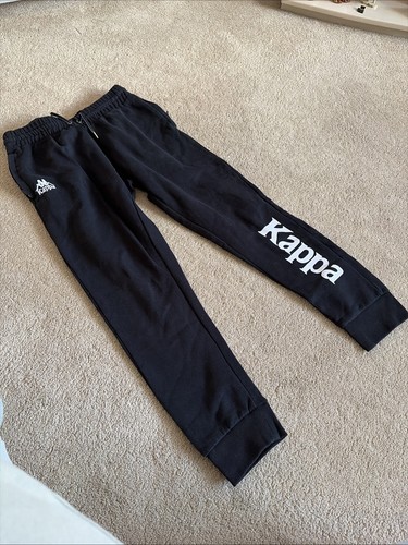 Men kappa black - black, joggers