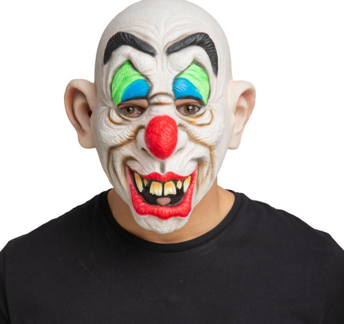 Goofy clown latex mask scary - goofy,