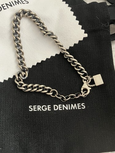 Serge denimes padlock bracelet - denimes,