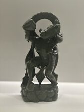 Indian Stone Hand Carved Hindu God Hanuman Figure Statue