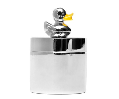 Silver milk tooth box - silver,