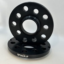 2 X 10MM BLACK HUBCENTRIC ALLOY WHEEL SPACERS 72.6 5x120 