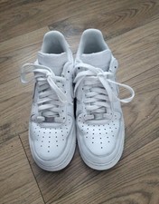 Men's White Air Force One Trainers from Nike. UK Size 8 (42)