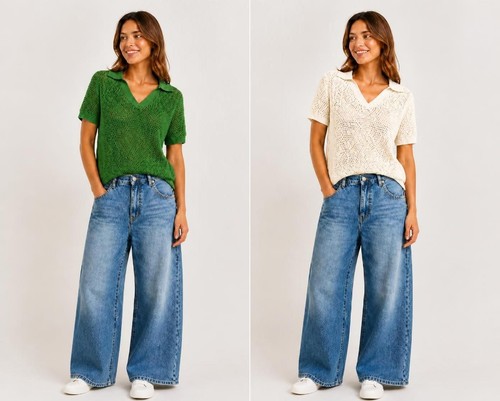 Short sleeved jumper - m,