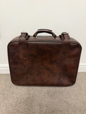 Antler Vintage Suitcase Leather Travel Luggage Bag Film Props Storage Box