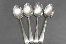 4 x Vintage 18/8 Stainless Steel 17.5cm Dessert Spoons