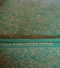 Laura Ashley curlicues green