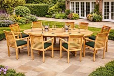 8 Seat Large Teak Garden