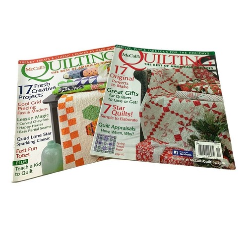 Mccalls quilting magazines - 2,