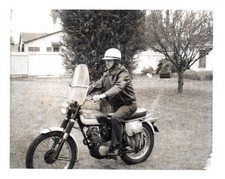 1970s American Man Motorcycle