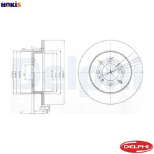 2x BRAKE DISC BG3793 FOR MG