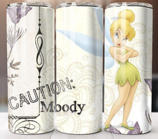 Tinkerbell moody 20oz tumbler - tinkerbell,