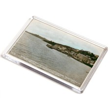 JUMBO MAGNET - Vintage Cornwall - St. Mawes Castle Pendennis Castle Ship Hotel