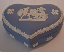 Wedgwood Blue Jasperware Heart