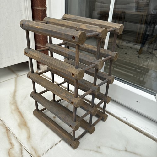 Wooden solid bottles wine - solid, 8