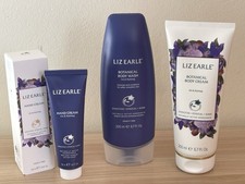 Liz Earle  Body Wash, Body Cream 200mls Hand Cream 50ml Iris And Nutmeg  New.