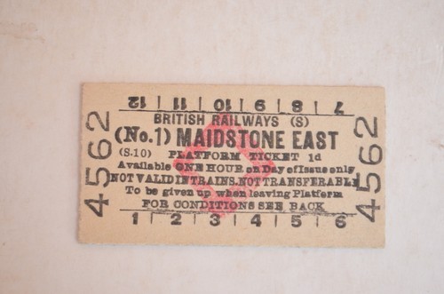 Railway platform ticket - railway,