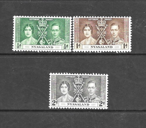 Nyasaland 1937 kgv1 - -,
