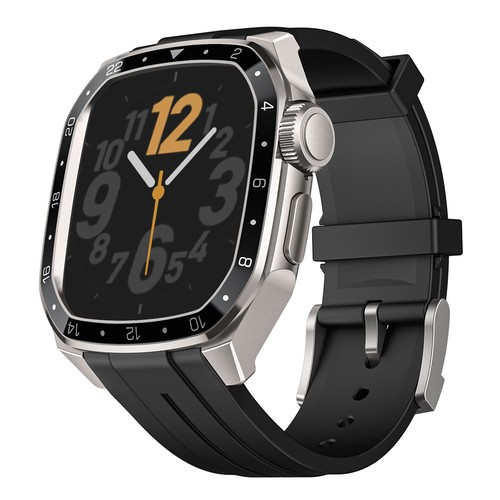 Metal case silicone strap for - case,