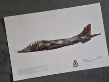 Squadron Print Harrier T.4 ZB602 'Y' 233 Operational Conversion  Squadron Prints