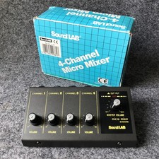 SoundLab 4 Channel Micro Mixer