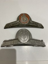 fordson super major tractor nose cone badge alloy casting