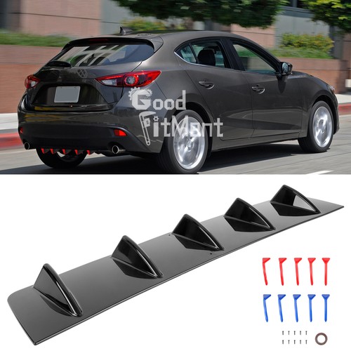 Rear bumper diffuser spoiler - bumper,
