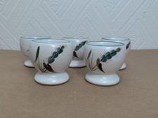 Egg Cups - 5x DENBY Egg Cups -