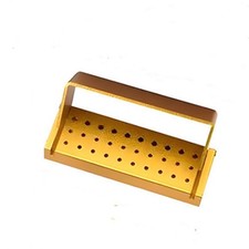 Opening Dental Burs Holder Carbide Block Box for Disinfection Dentist