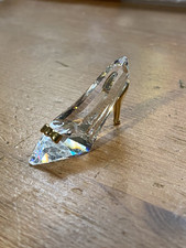 Swarovski Memories Crystal Ladies High Heel Dress Shoe!!!  Gold !!!